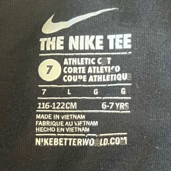 Nike Boys Sz 7 Been There Won That Tee Shirt GUC - Picture 3 of 3